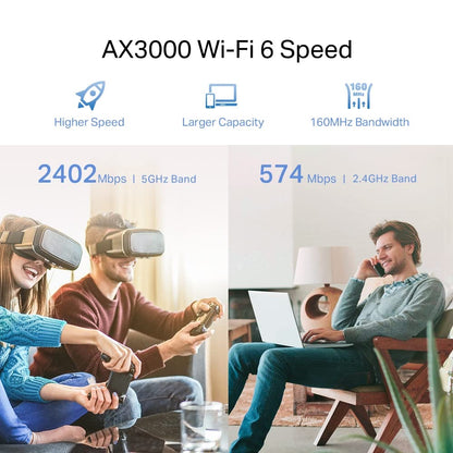 TP-Link AX3000 WiFi 6 Range Extender Internet Booster (RE705X) - Dual Band, AP Mode w/Gigabit Port, OFDMA, Beamforming, APP Setup 🍁 All In One Marketplace Canada