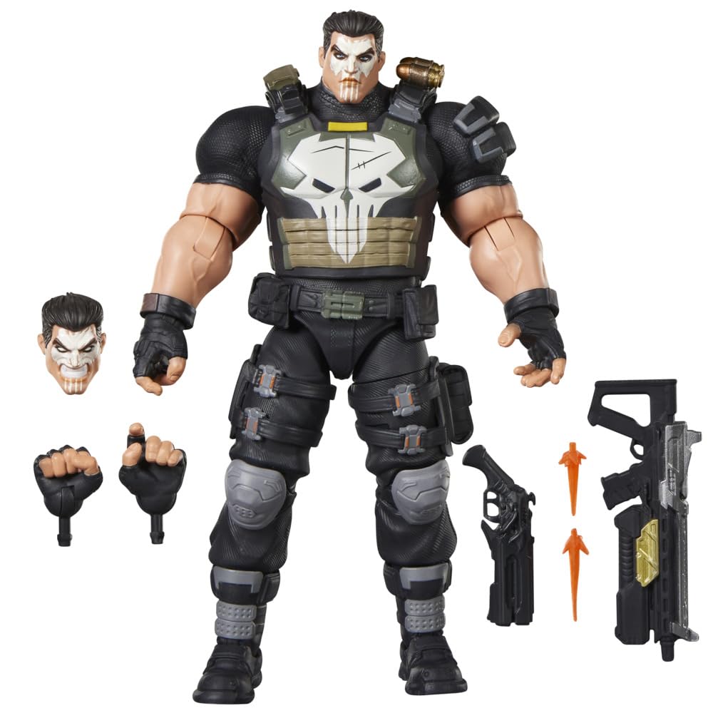 Marvel Legends Series Marvel Rivals The Punisher, Video Game-Inspired Collectible 6-Inch Action Figure