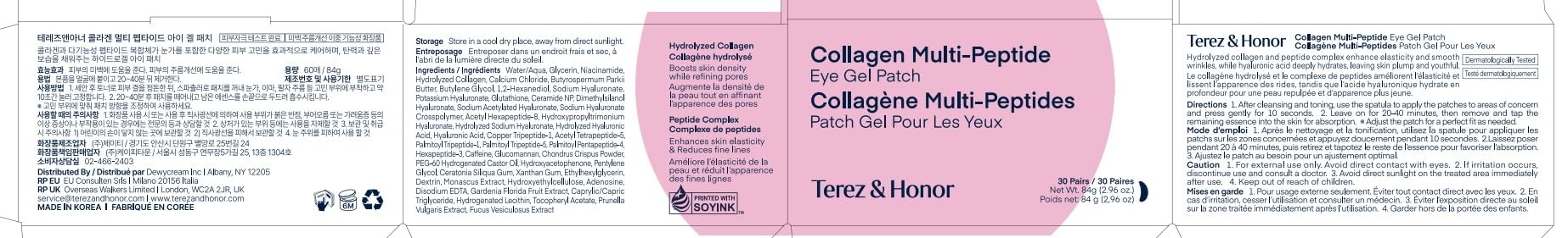 Under Eye Patches Korean Skincare: Peptide Collagen Gel Eye Mask for Puffy Eyes Dark Circles Wrinkles Undereye Bags Fine Lines & Smile Lines - Deep Hydrating & Firming Eye Pad - Cruelty-Free, 30 Pairs - Available at All In One Marketplace Canada