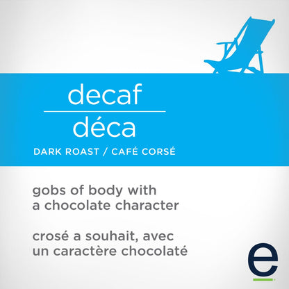 Ethical Bean Fairtrade Organic Coffee, Decaf Dark Roast, Whole Bean Coffee Ethical Bean Coffee