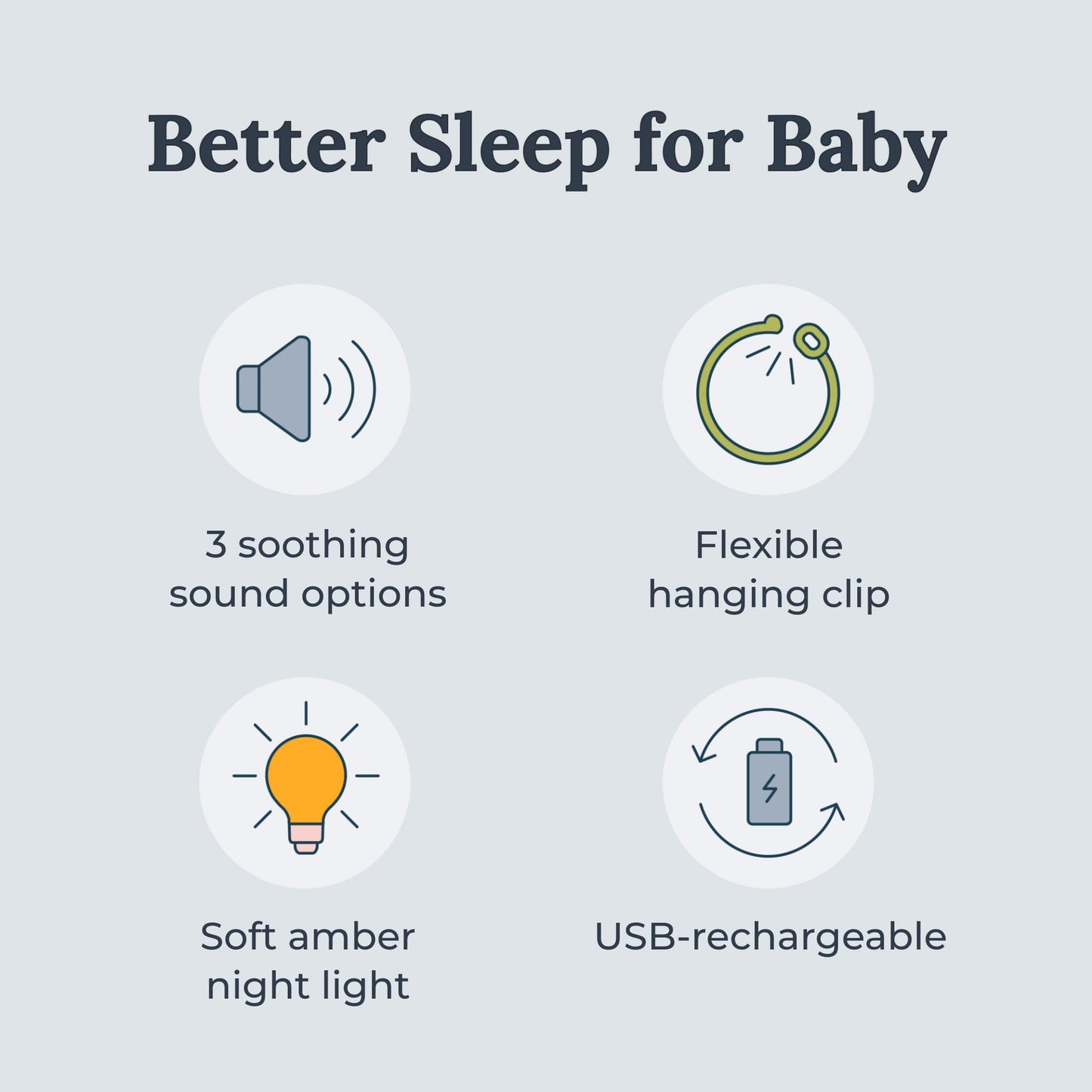 Yogasleep Hushh Portable White Noise Sound Machine For Baby, 3 Soothing Natural Sounds With Volume Control, Compact Size, Noise Canceling For Sleep Aid, Office Privacy, & Meditation, Registry Gift YOGASLEEP