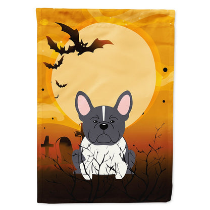 Drapeau de maison Caroline's Treasures BB4278CHF Halloween bouledogue français noir et blanc, toile, grande taille, multicolore