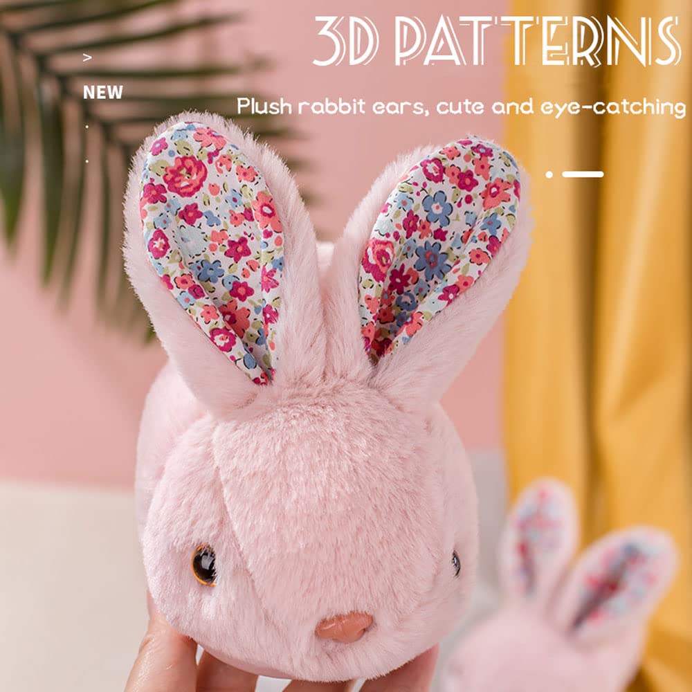 Fadezar Toddler Slippers Girl Boy House Slipper Kids Rabbit Winter Slipper Warm Bunny Slippers Soft Plush Indoor Girls Boys Slipper Cover Heel Pink Pink 6.5-7.5 toddler CN 150 🍁 All In One Marketplace Canada