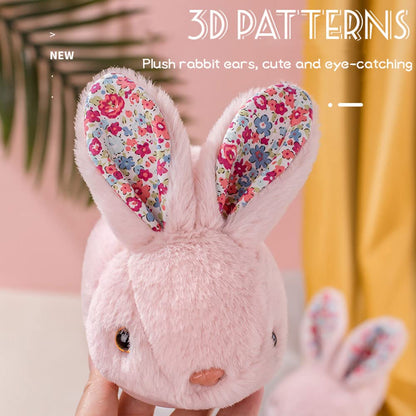 Fadezar Toddler Slippers Girl Boy House Slipper Kids Rabbit Winter Slipper Warm Bunny Slippers Soft Plush Indoor Girls Boys Slipper Cover Heel Pink Pink 8-9 toddler CN 160 🍁 All In One Marketplace Canada