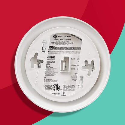 First Alert SC9120LBLA Hardwire Smoke/Carbon Monoxide Alarm 10 Year Battery
