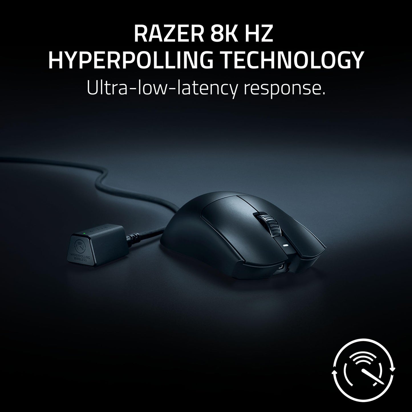 Razer Viper V3 Pro Wireless Esports Gaming Mouse, 54g Lightweight, Black