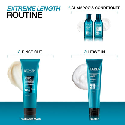 Redken Extreme Length Shampoo, 1000mL Redken