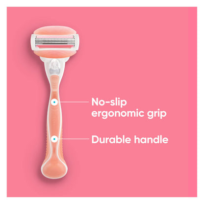 Gillette Venus Comfortglide White Tea Women's Razor - 1 Handle + 4 Refills