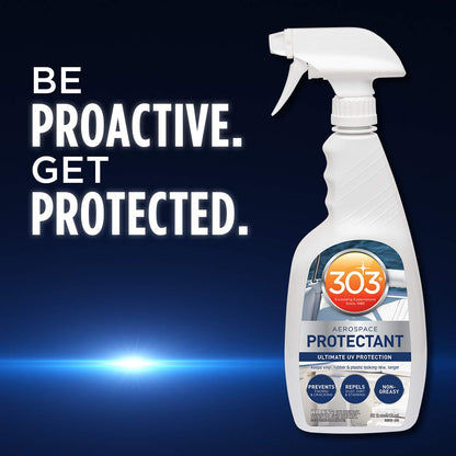 303 Marine Aerospace Protectant - Provides Superior UV Protection, Repels Dust, Dirt, and Staining, Dries to A Smooth, Matte Finish, Restores and Maintains A Like-New Appearance, 32oz (30306) 946 ml (Pack of 1) 303