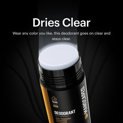 MANSCAPED® UltraPremium Deodorant, Aluminum-Free Clear Formula, Soft and Comfortable with Cologne-Quality Fragrance for Under Arm Odor Protection, 2.65 oz Stick (1 Pack) - Available at All In One Marketplace Canada