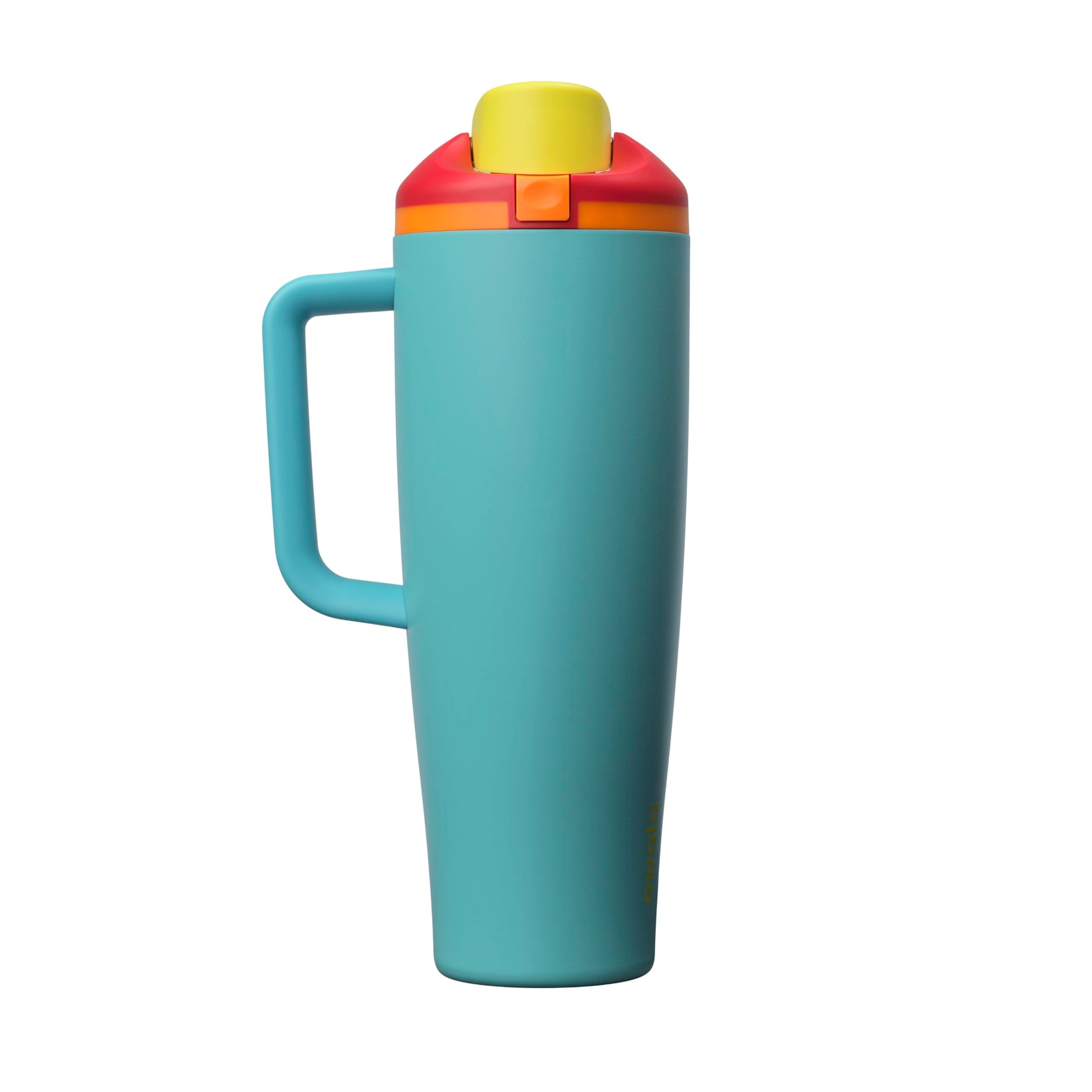 Owala FreeSip Tumbler Insulated Stainless Steel Water Bottle with Built-in Straw and Side Handle, for Travel, Work, School, and Sports, 40oz, BPA Free, Leak Proof, Summer Sweetness Owala