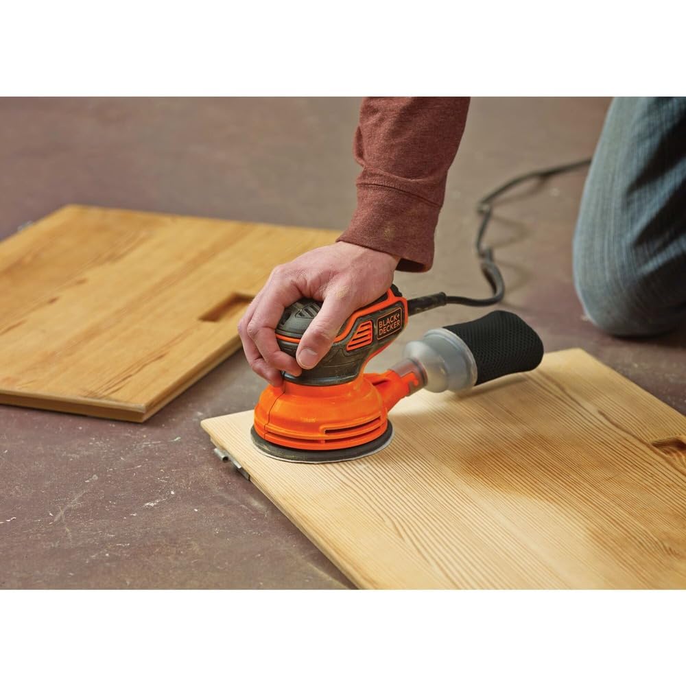 BLACK+DECKER 2.4 Amp 5 in. Electric Random Orbit Sander (BDERO600) BLACK+DECKER