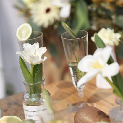 100 Pcs 5oz Clear Disposable Plastic Champagne Flutes 🍁 All In One Marketplace Canada