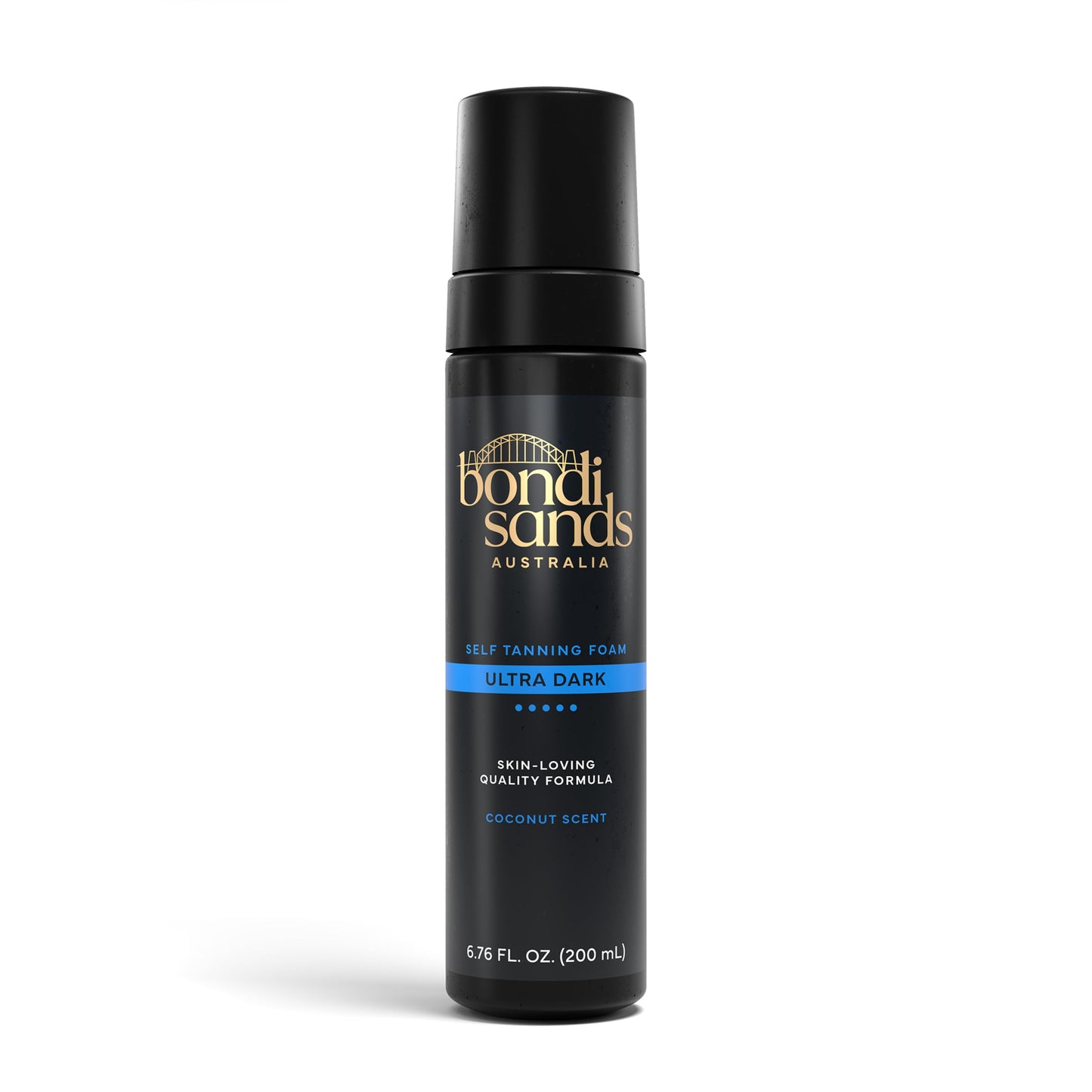 Bondi Sands Self Tanning Foam Ultra Dark| Lightweight Self-Tanner Foam Enriched with Aloe Vera | Coconut scent | suitable for all skin types | Darkest Tan | Streak-Free | Never Orange (200 mL) Bondi Sands