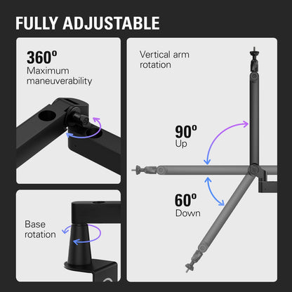 Elgato Wave Mic Arm Low Profile Microphone Boom Arm