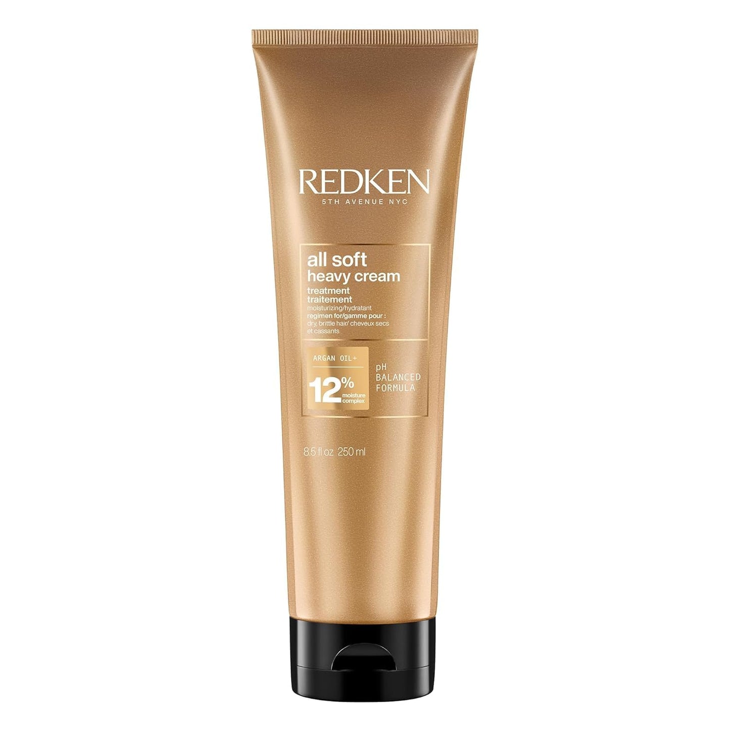 Redken All Soft Heavy Cream Deep Conditioning Hair Mask For Dry, Brittle Hair, Moisturizing Treatment With Argan Oil For Intense Softness, Shine And Smoothness, 250ml - Available at All In One Marketplace Canada