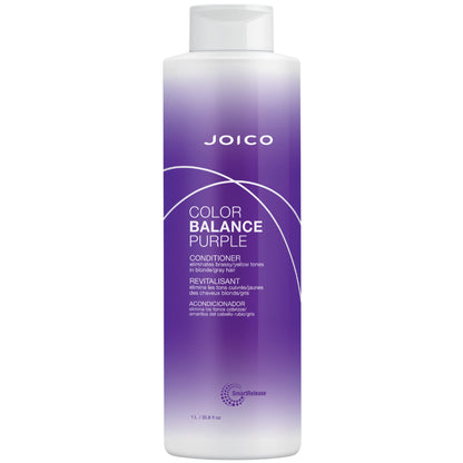 Joico Color Balance Purple Conditioner, Protection for Colour Treated Hair, Shields Damaged Hair, with Keratin and Green Tea Extract Joico