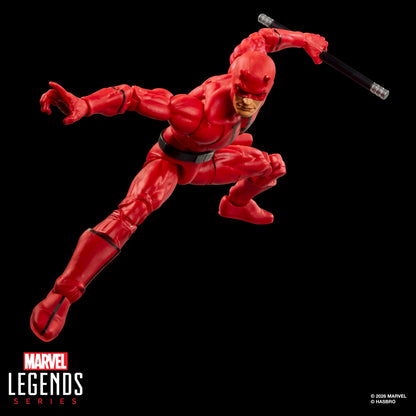 Marvel Legends Series Secret Wars Daredevil, Retro Marvel Comics Collectible 6 Inch Action Figure with Lenticular Shield Marvel