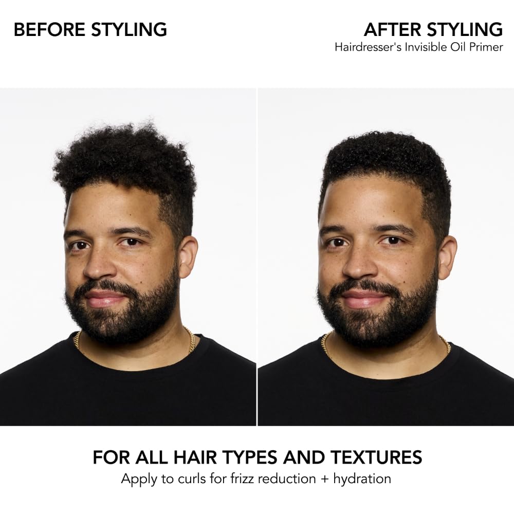 Bumble and bumble. Hairdresser's Invisible Oil Heat/UV Protection Leave-In Conditioner Hair Primer | Hydrating, Anti Frizz, Color Safe | Straight, Coily | With Argan Oil + Coconut Oil, 60 ml Bumble and bumble