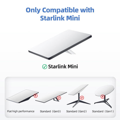for Starlink Mini Tripod with Adapter(for Both 2025 New&Old Version), Adjustable Tripod Mount for Starlink Mini Dish, Portable Stand Mounting Kit for Star Link Mini Accessories for Outdoor Camping RV