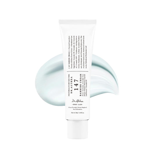 Dr.Althea 147 Barrier Cream | Daily Skin Barrier Care | Deep Hydrating with Hyaluronic Acid & Ceramides | Korean Vegan Skincare for All Skin Types, 50ml - Available at All In One Marketplace Canada