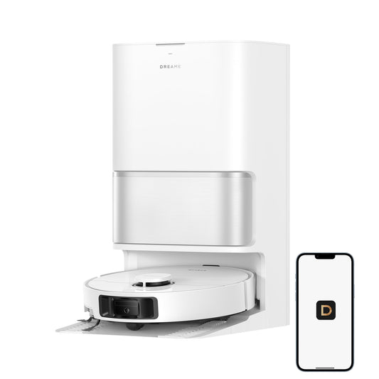 DREAME L40 Ultra Gen 2 Robot Vacuum and Mop with 25,000Pa Suction, Extendable Side Brush and Mop, All-in-One Self-Cleaning Dock, Voice & App Control, White - Available at All In One Marketplace Canada