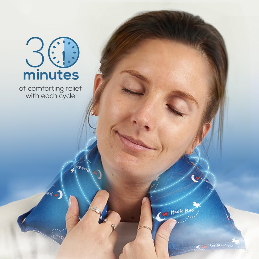 The Original Magic Bag Extended Compress, Hot/Cold Therapy for Stomach Pain Relief, Cordless Hot Cold Compress, 50 x 14 cm (19.7" X 5.5") - Available at All In One Marketplace Canada