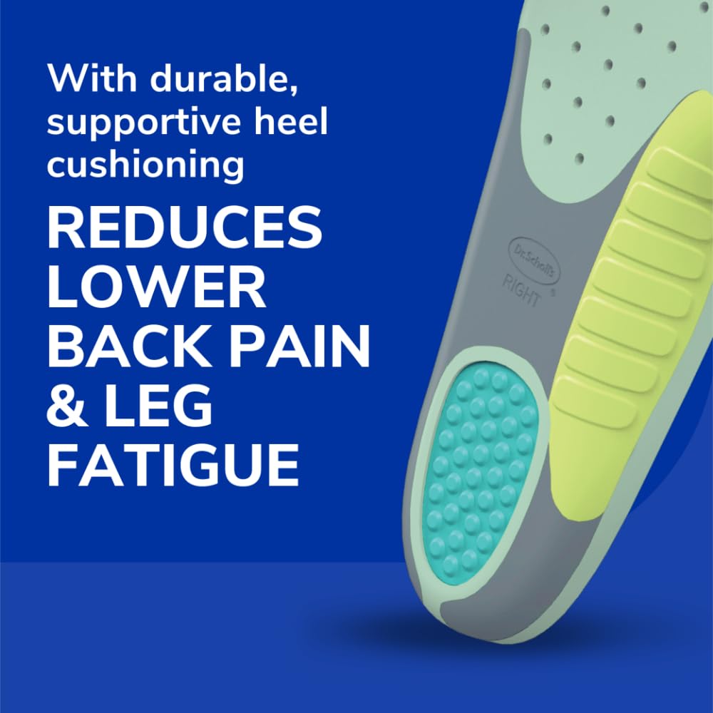 Dr. Scholl's Extra Support Insole Orthotics, Plus-Size, Tall, Wide Feet, Shock Absorbing, Arch Support, Distributes Pressure, Trim to Fit Inserts, Work & Casual Boots & Shoes, Women Size 6-11, 1 Pair 🍁 All In One Marketplace Canada