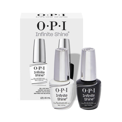 OPI Infinite Shine Long-Wear Lacquer Base & Top Coat Duo Pack, (2 x 0.5 fl oz)