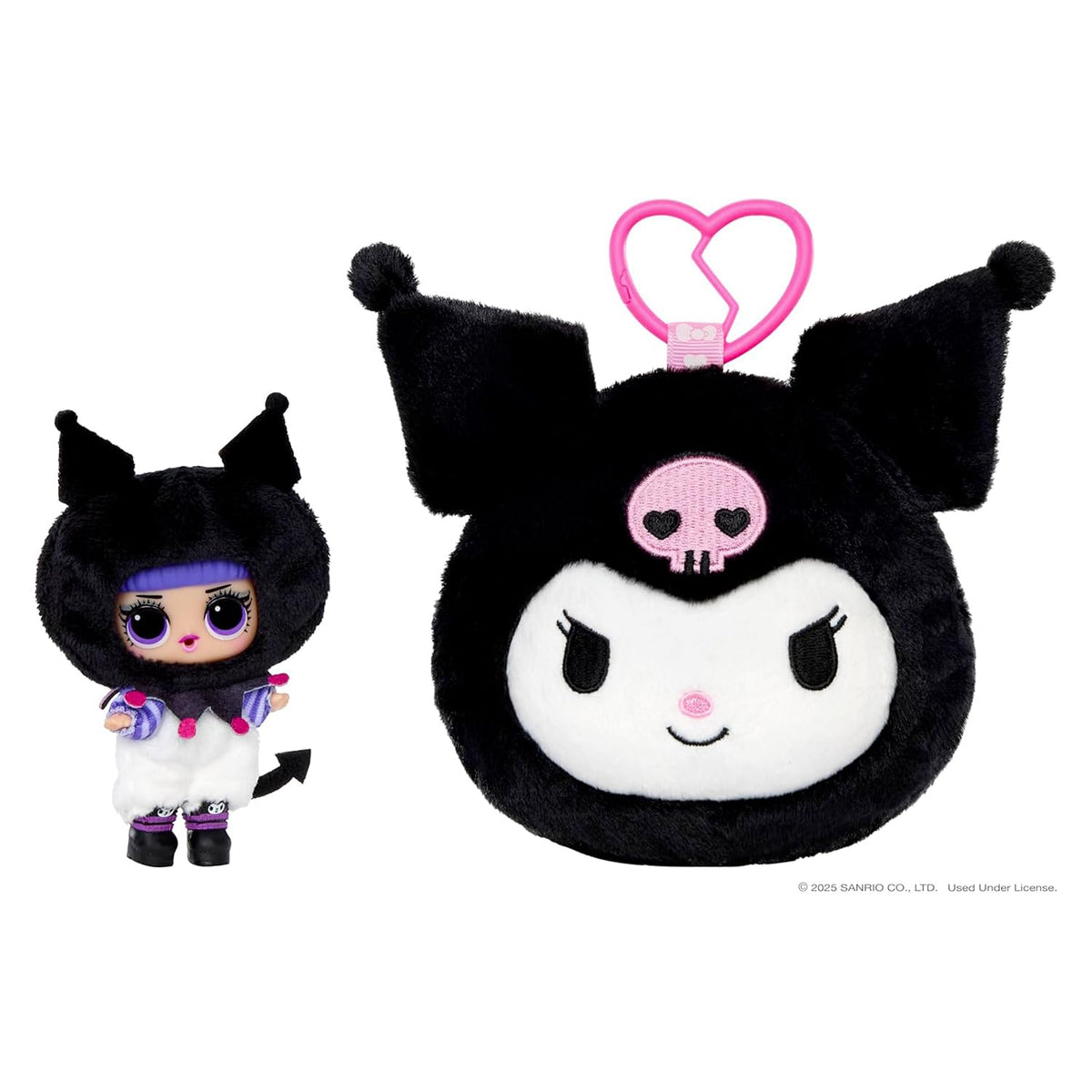 L.O.L. Surprise! Loves Hello Kitty Reversible Plush Surprise - 41 cm Large Plush Figures by Sanrio with Matching L.O.L. Tot, 5 Surprises + Keyring to Take Away, from 4 Years