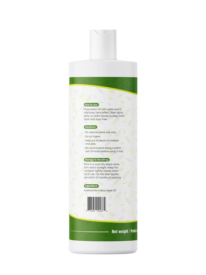 Yogti Pure Neem Oil, Cold Pressed, Unrefined, 454 ml, Multipurpose Oil to support Organic Gardening - 1 Count 🍁 All In One Marketplace Canada