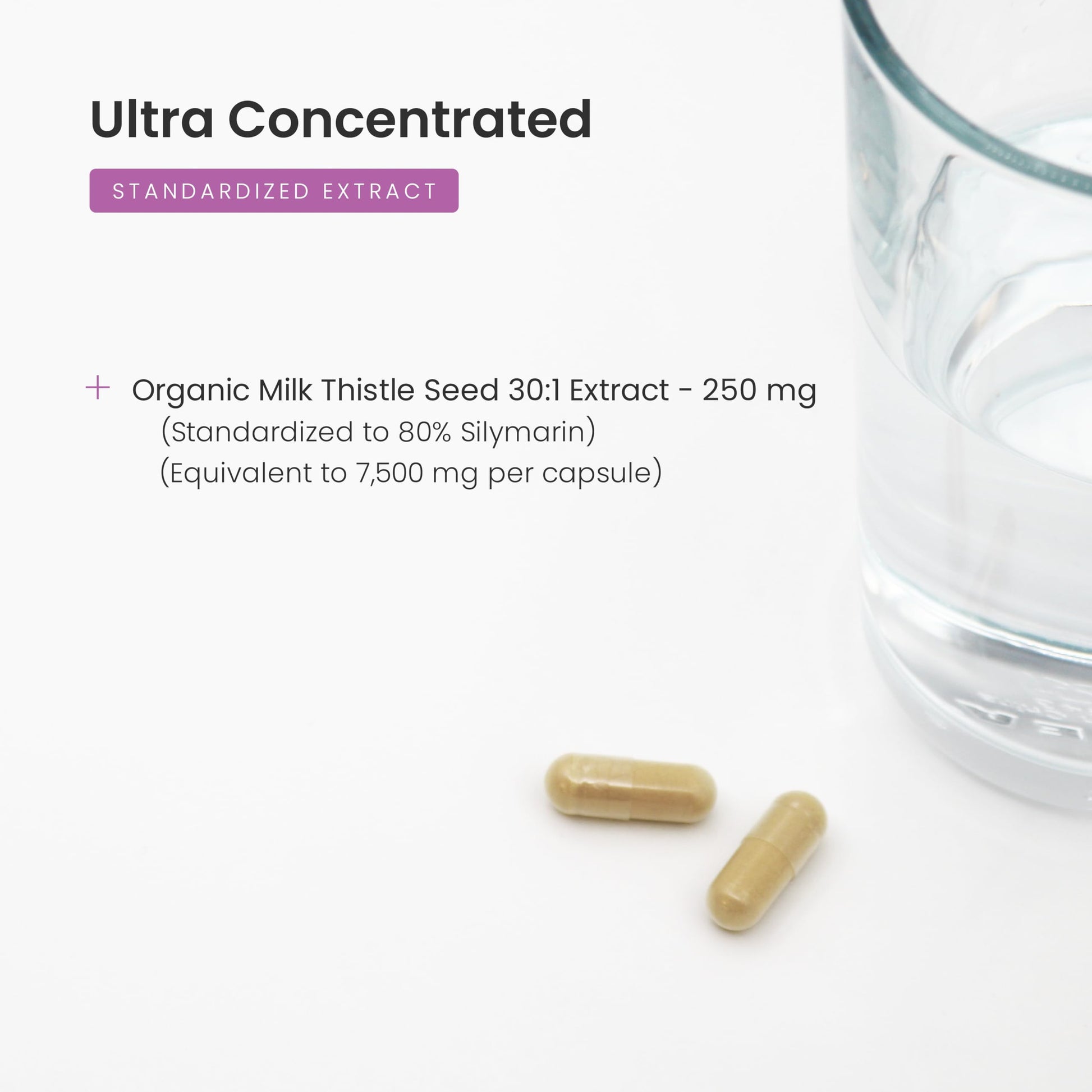 Milk Thistle Capsules – High Potency 30:1 Extract (7,500 mg Equivalent) with 80% Silymarin – Premium Liver Support Supplement for Healthy Flush & Detox – Vegan, Non-GMO – 180 Count - Available at All In One Marketplace Canada