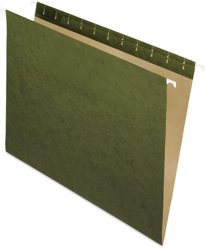 Pendaflex Hanging File Folders, Letter Size, Standard Green, Smooth Glide Coated Rods, Light Interior to Prevent Misfiles, Ideal for Everyday Office Filing Systems, 25-Pack 🍁 All In One Marketplace Canada