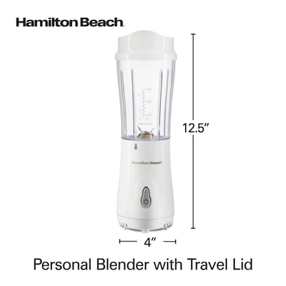 Hamilton Beach 51101V Personal Blender with Travel Lid, White 🍁 All In One Marketplace Canada