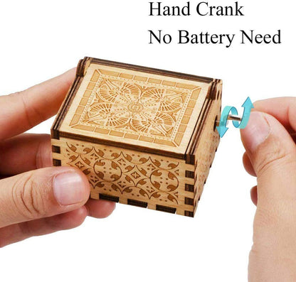 Wooden Music Box for mom Gifts You are My Sunshine Music Box, Laser Engraved Hand Crank Wooden Sunshine Music Box Gift for Mom Birthday/Mother's Day/Christmas(to mom) 🍁 All In One Marketplace Canada