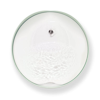 Catit PIXI Cat Water Fountain, 2.5 L, Mint Green, Modern Cat Fountain, Silent Pump for Indoor Cats, Different Flow Settings, Fontaine Pour Chat, Pet Water Fountains Catit