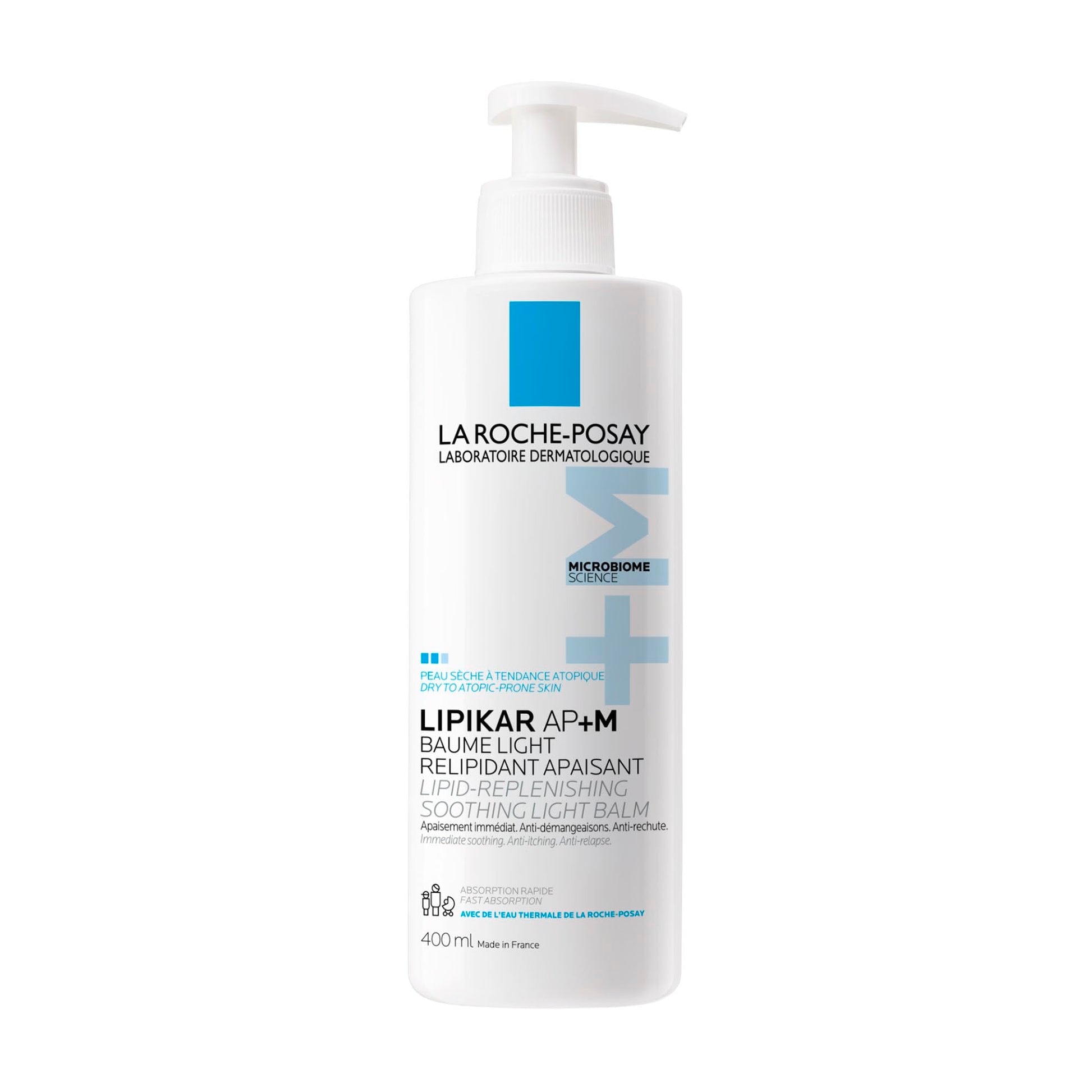 La Roche Posay Lipikar Baume Light AP+M, Body Lotion for Dry Skin, Lightweight Moisturizer with Shea Butter & Niacinamide for Body, Face & Hands, Fragrance Free, Recommended by Dermatologists, 400mL - Available at All In One Marketplace Canada