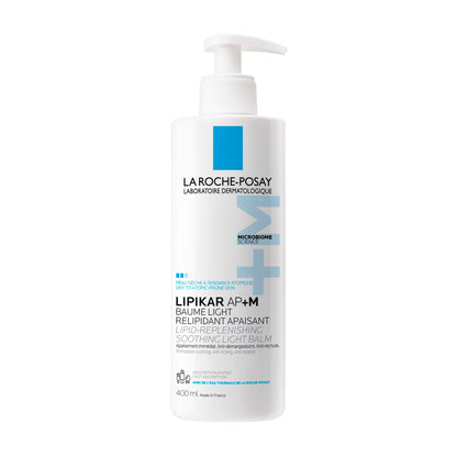La Roche Posay Lipikar Baume Light AP+M, Body Lotion for Dry Skin, Lightweight Moisturizer with Shea Butter & Niacinamide for Body, Face & Hands, Fragrance Free, Recommended by Dermatologists, 400mL - Available at All In One Marketplace Canada
