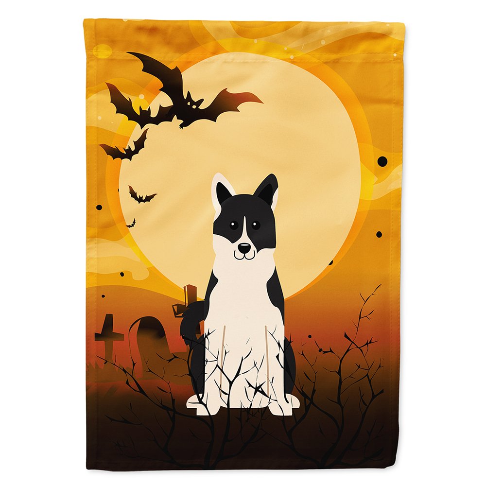 Drapeau de maison en toile Caroline's Treasures BB4295CHF Laïka russo-européen Spitz Halloween, grand, multicolore