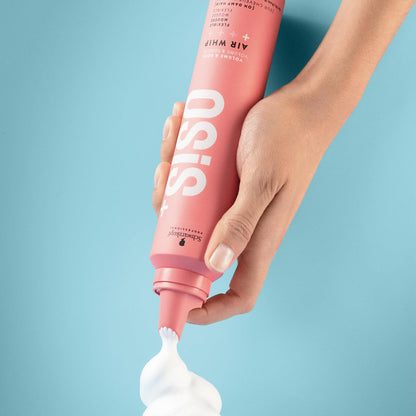 Schwarzkopf Professional OSiS+ Airwhip Flexible Volume Mousse | Non-Crunchy, Light to Medium Hold | Hair Volume & Body | Heat Protection up to 250°C/450°F| For All Hair Types, 200mL - Available at All In One Marketplace Canada
