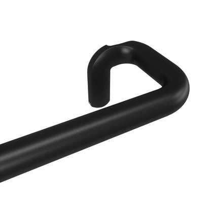 Umbra Twilight Curtain Rod Set – Wrap Around Design Ideal for Blackout or Room Darkening Panels, 30 to 84 Inches, Black Umbra