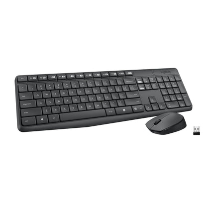 Logitech MK235 Full Size Wireless Keyboard and Mouse Combo