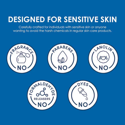 Vanicream Daily Facial Moisturizer for Sensitive Skin, 89 mL – Lightweight Hydration with Hyaluronic Acid & 5 Ceramides, Fragrance-Free, Non-Comedogenic, Gentle Face Lotion for Day & Night - Available at All In One Marketplace Canada