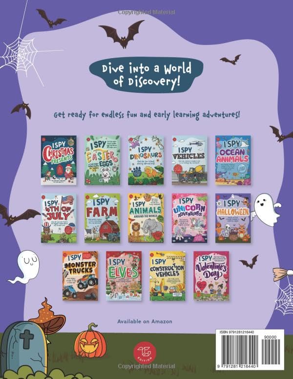 I Spy Halloween: Search and Find Friendly Monsters on Halloween Night! A Cute Halloween Gift for Toddlers