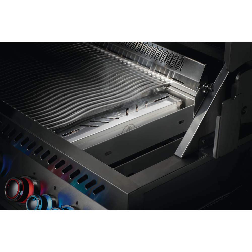 Napoleon Stainless Steel Smoker Box 67013 Add Smoky Flavor to BBQ, Easily Turn Gas Grill Into Smoker, Add Wood Chips or Chunks to Smoke Food on Barbecue Napoleon