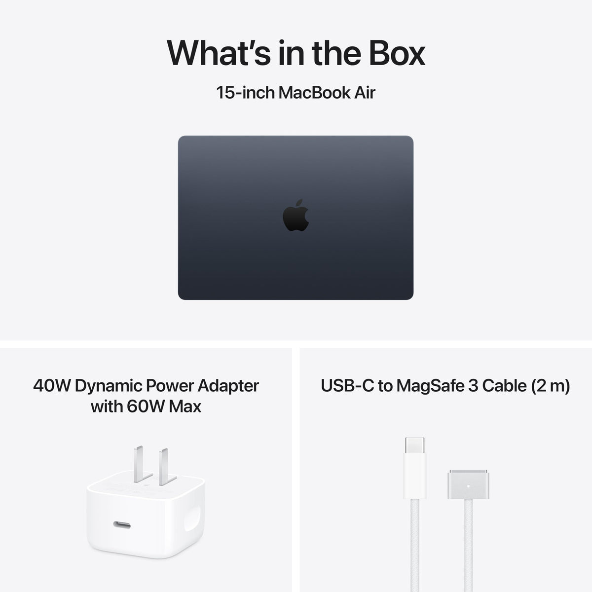 Apple 2026 MacBook Air 15-inch Laptop with M5 chip (10-core CPU and 10-core GPU, 16GB Unified Memory, 512GB SSD Storage) - Midnight - English Keyboard