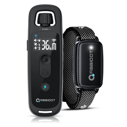 ABBIDOT 3300 Ft Dog Training Collar with Remote - [New Version] Shock Collar, 5 Training Modes, 88 Levels e Collar, Waterproof Training Collar for Small Medium Large Dogs(15~120 lbs)