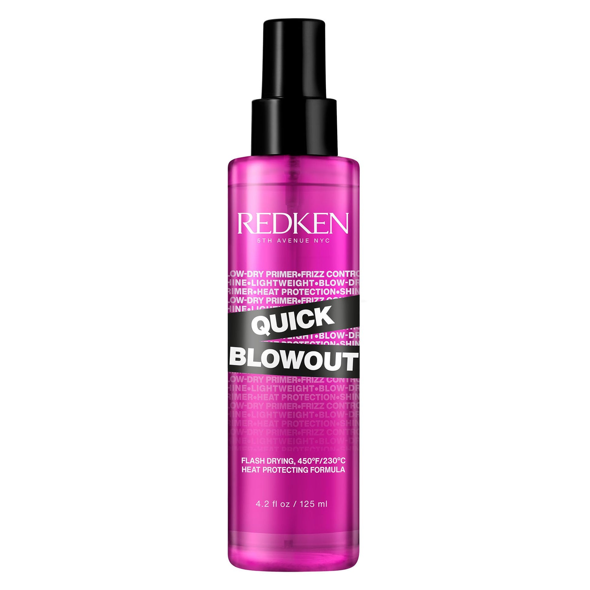 Redken Quick Blowout Heat Protection Spray for All Hair Types | Reduces blow dry time | Blowdry spray,125ml. - Available at All In One Marketplace Canada
