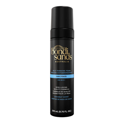 Bondi Sands Self Tanning Foam Dark| Lightweight Self-Tanner Foam Enriched with Aloe Vera | Coconut scent | Suitable for all skin tones |Streak-Free | Never Orange | Vegan & Cruelty Free (200 mL)