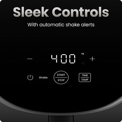 Chefman 2 Qt Mini Air Fryer – Compact and Space-Saving Air Fryer, PFAS-Free Nonstick Basket, Quick & Easy Meals in Minutes, Perfect for Apartments and Dorms, Digital Timer and Shake Reminders – Grey - Available at All In One Marketplace Canada
